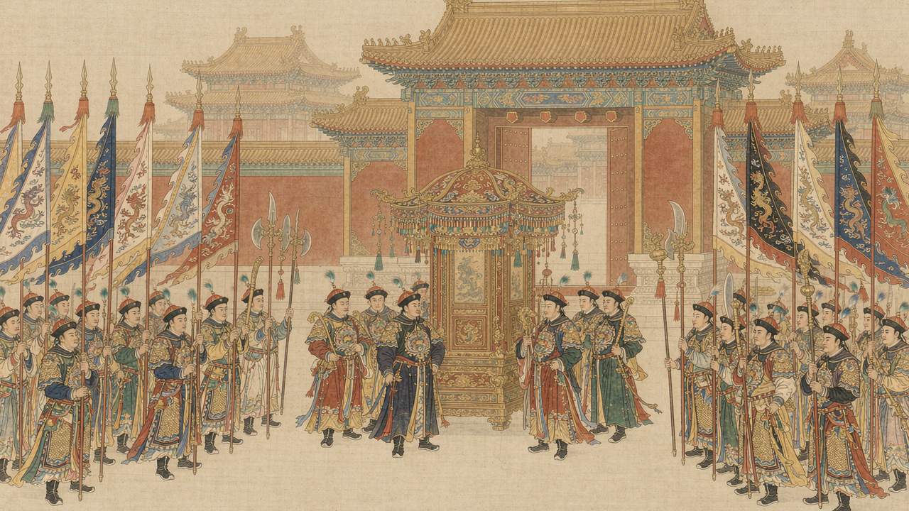 清时代意象图（AI 想象复原）