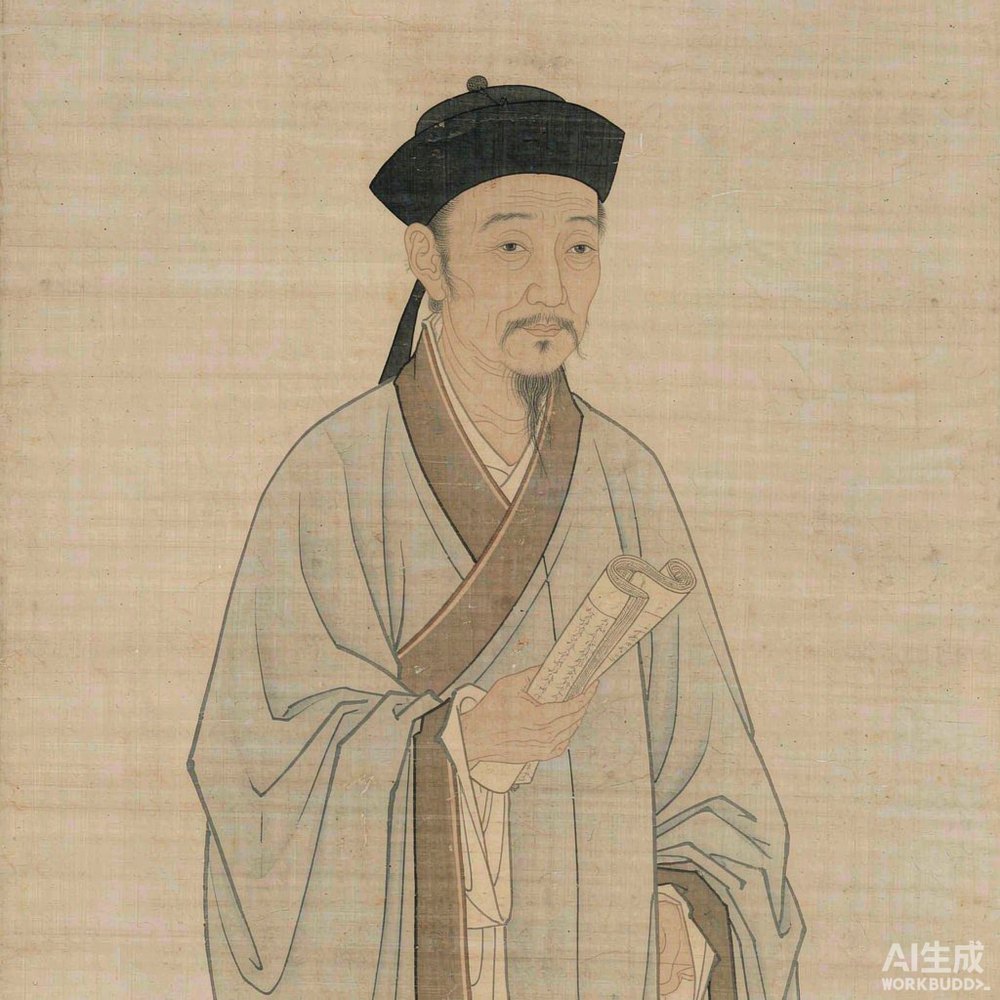 曹雪芹（AI 想象复原像）