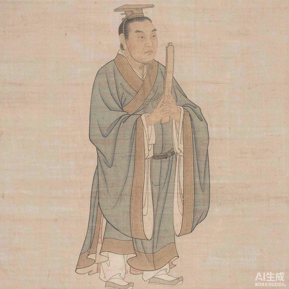 微子启（AI 想象复原像）