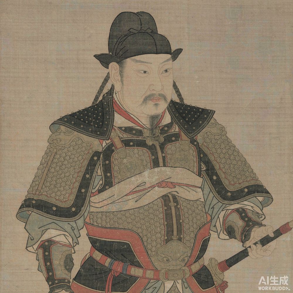 完颜陈和尚（AI 想象复原像）