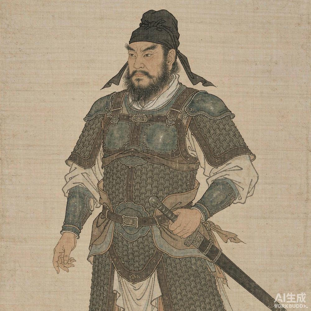 祖逖（AI 想象复原像）