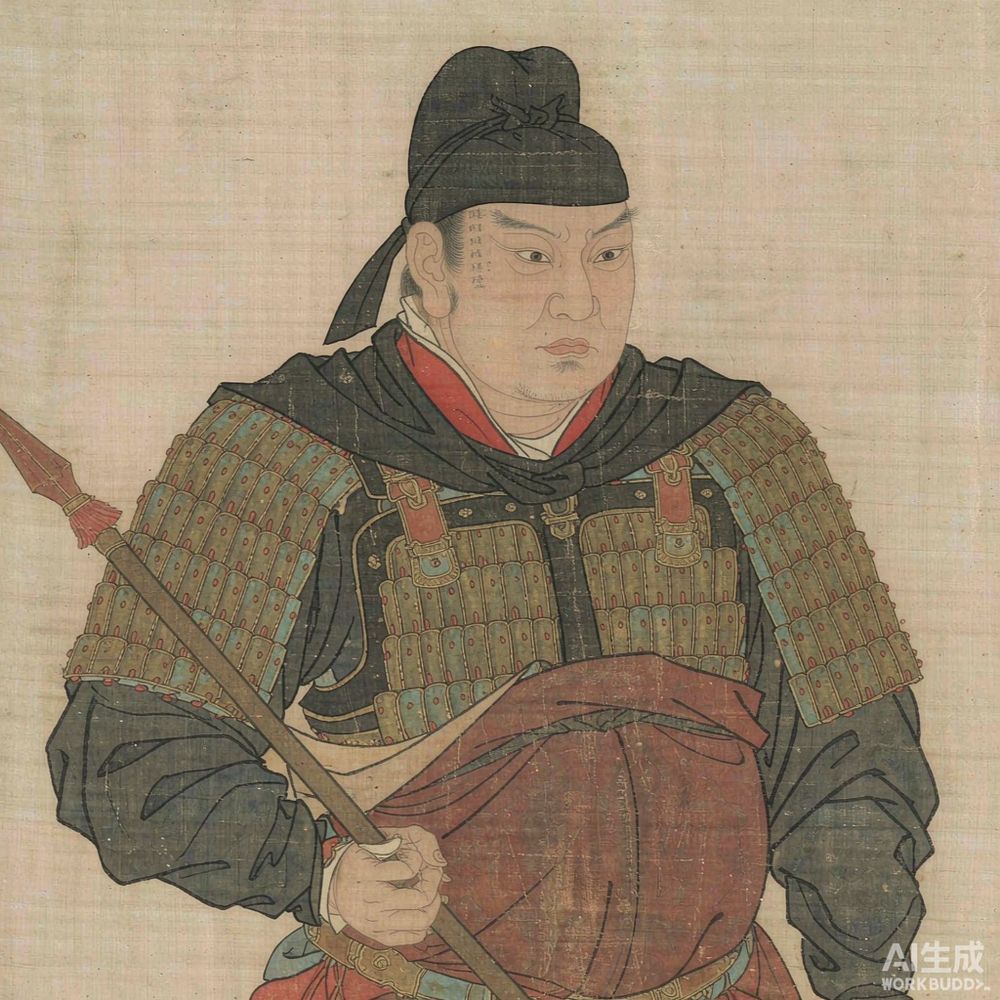 狄青（AI 想象复原像）