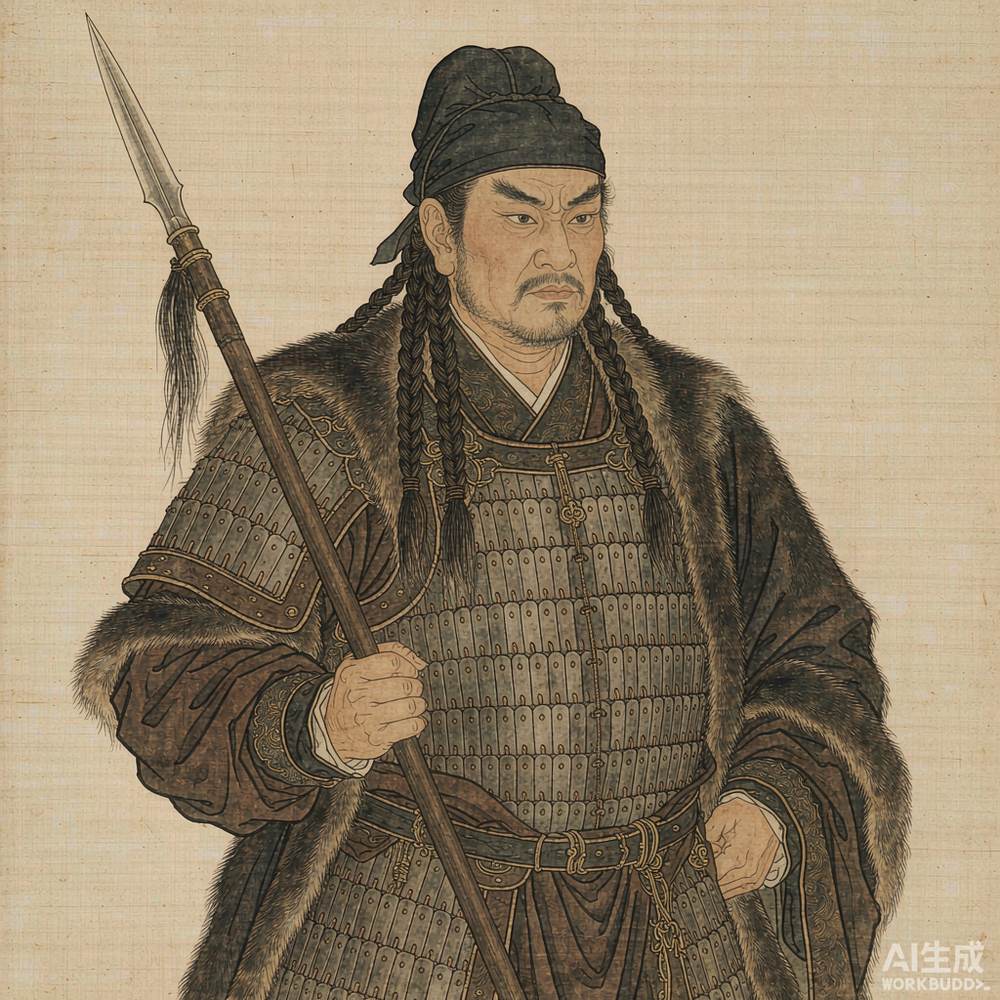 完颜宗翰（AI 想象复原像）