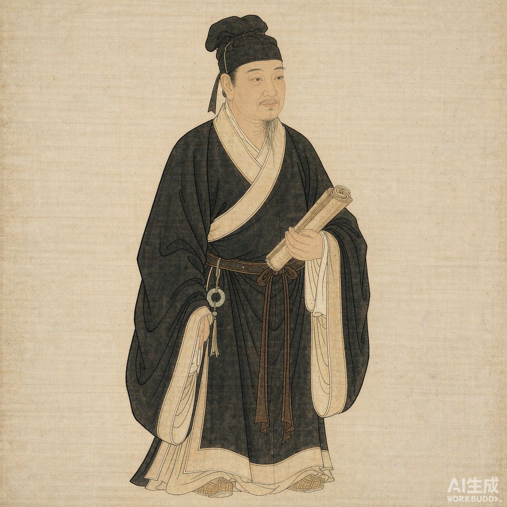孔子（AI 想象复原像）