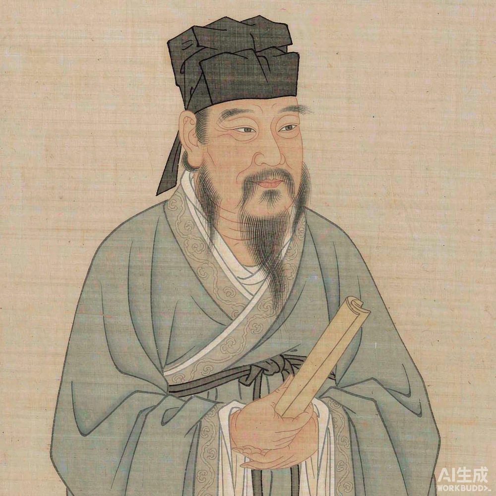 苏轼（AI 想象复原像）