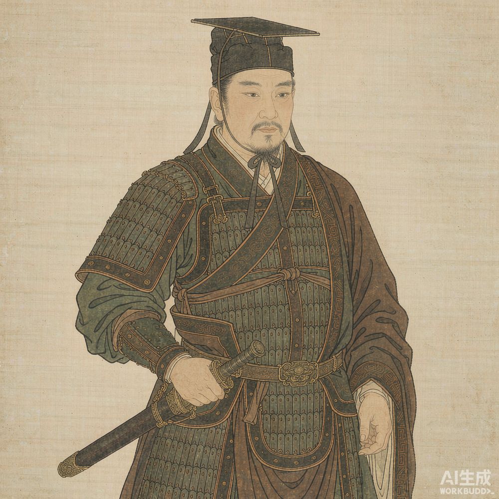卫青（AI 想象复原像）