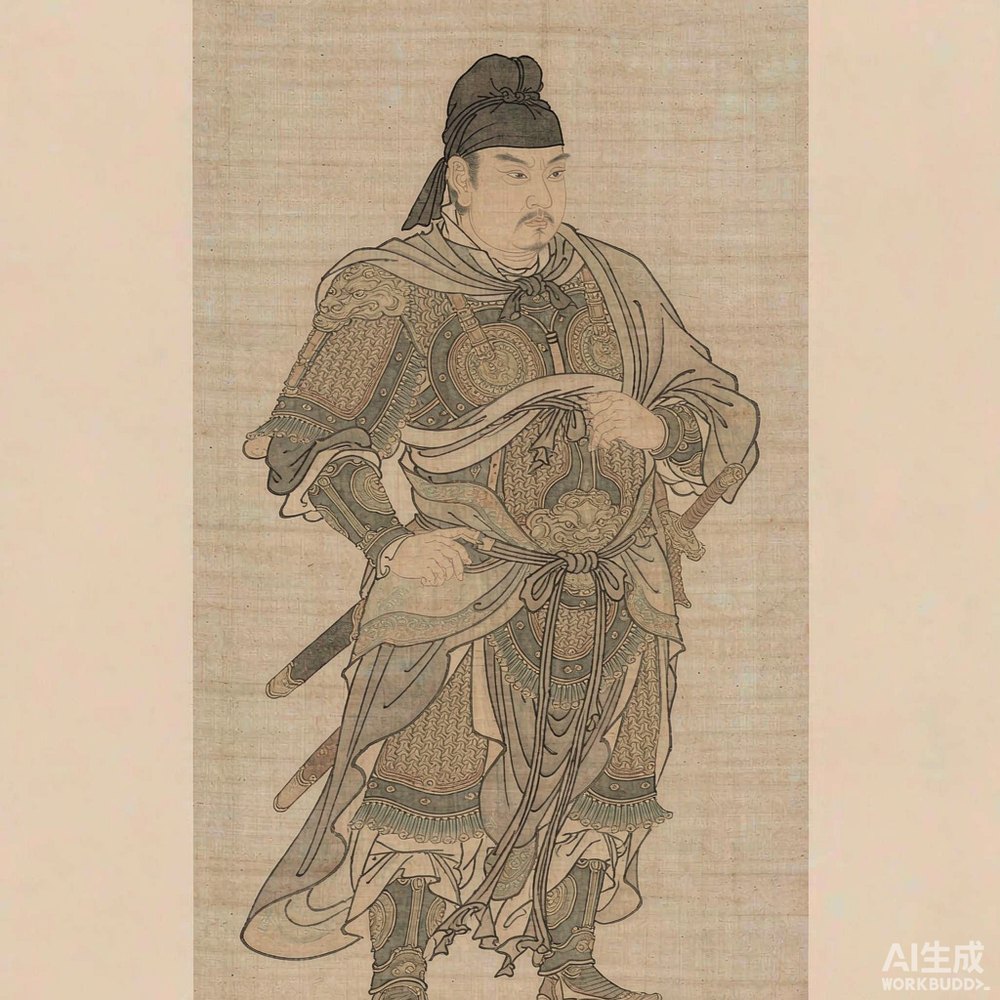 刘琨（AI 想象复原像）