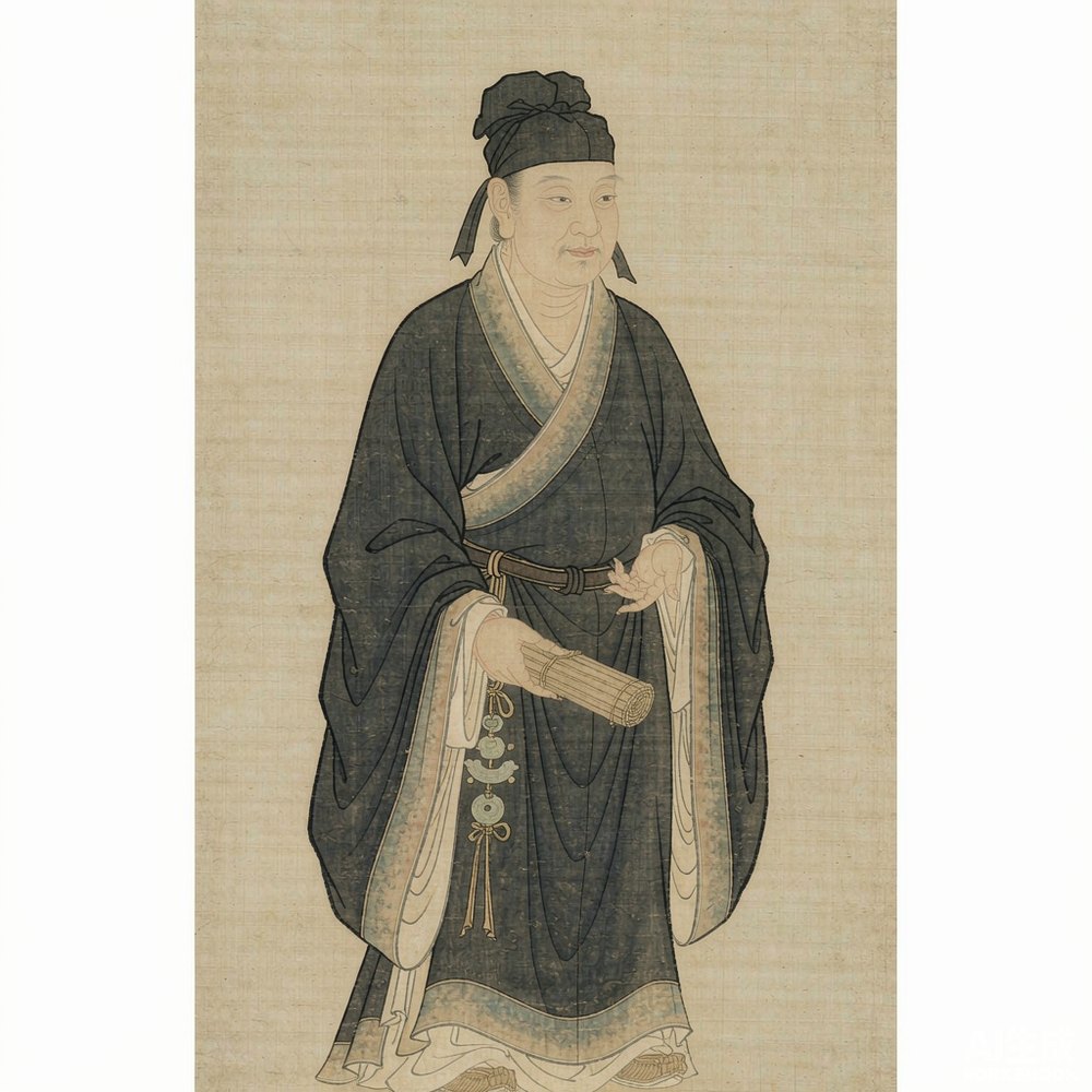 老子（AI 想象复原像）
