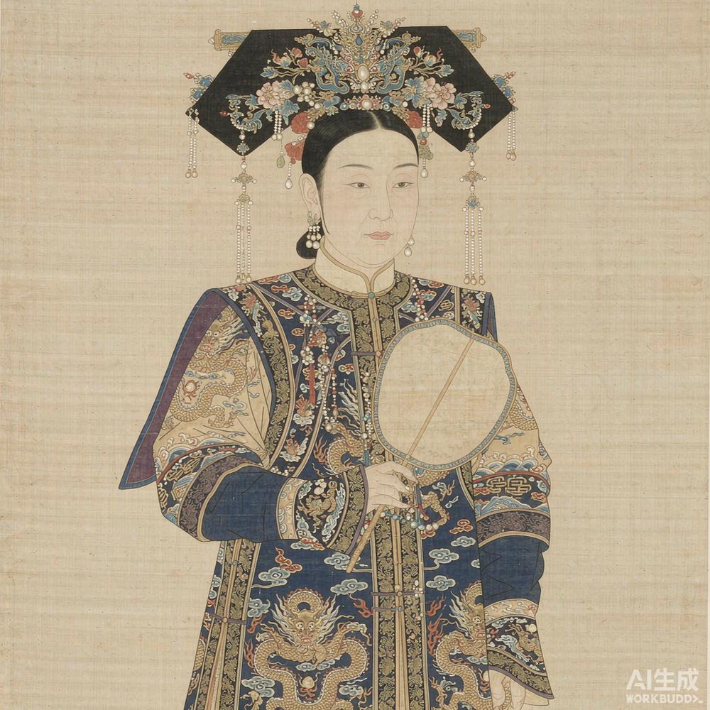 慈禧太后（AI 想象复原像）