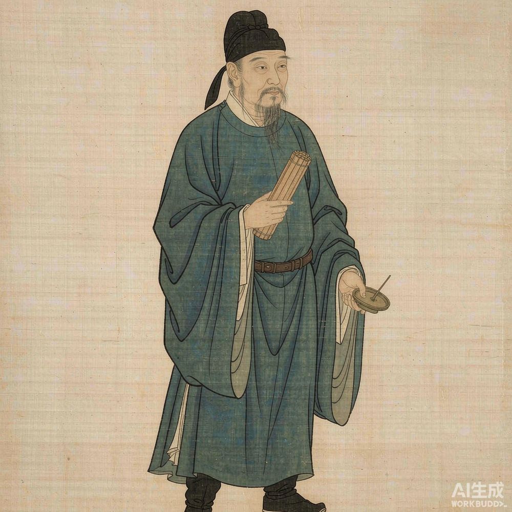 沈括（AI 想象复原像）