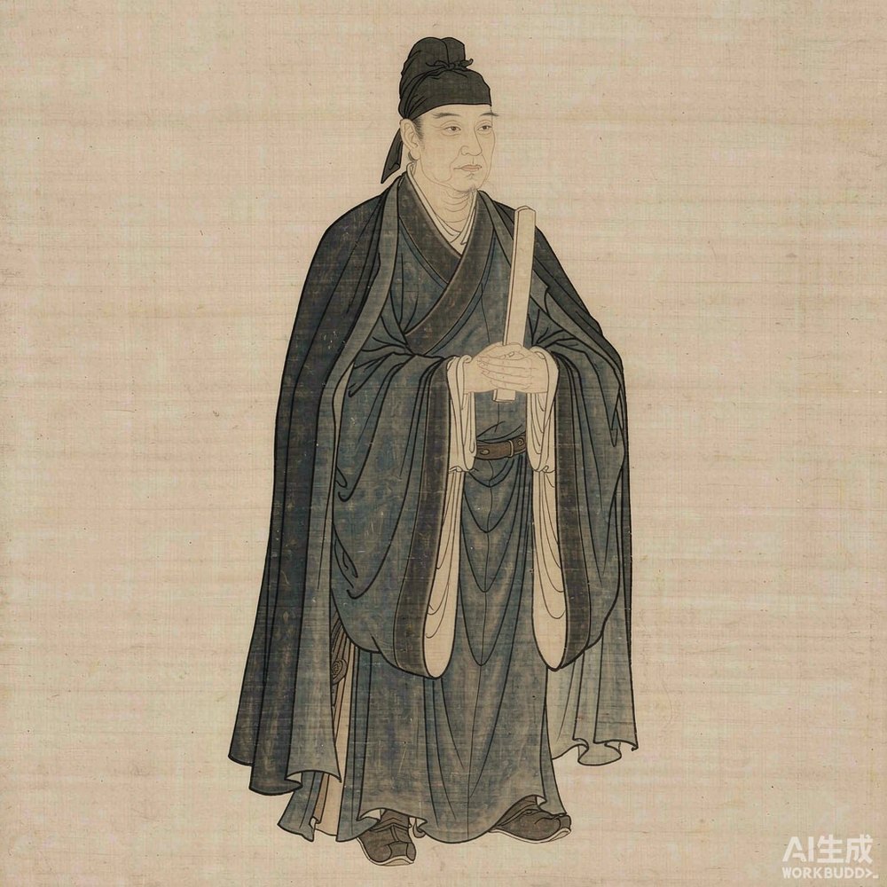 张昭（AI 想象复原像）