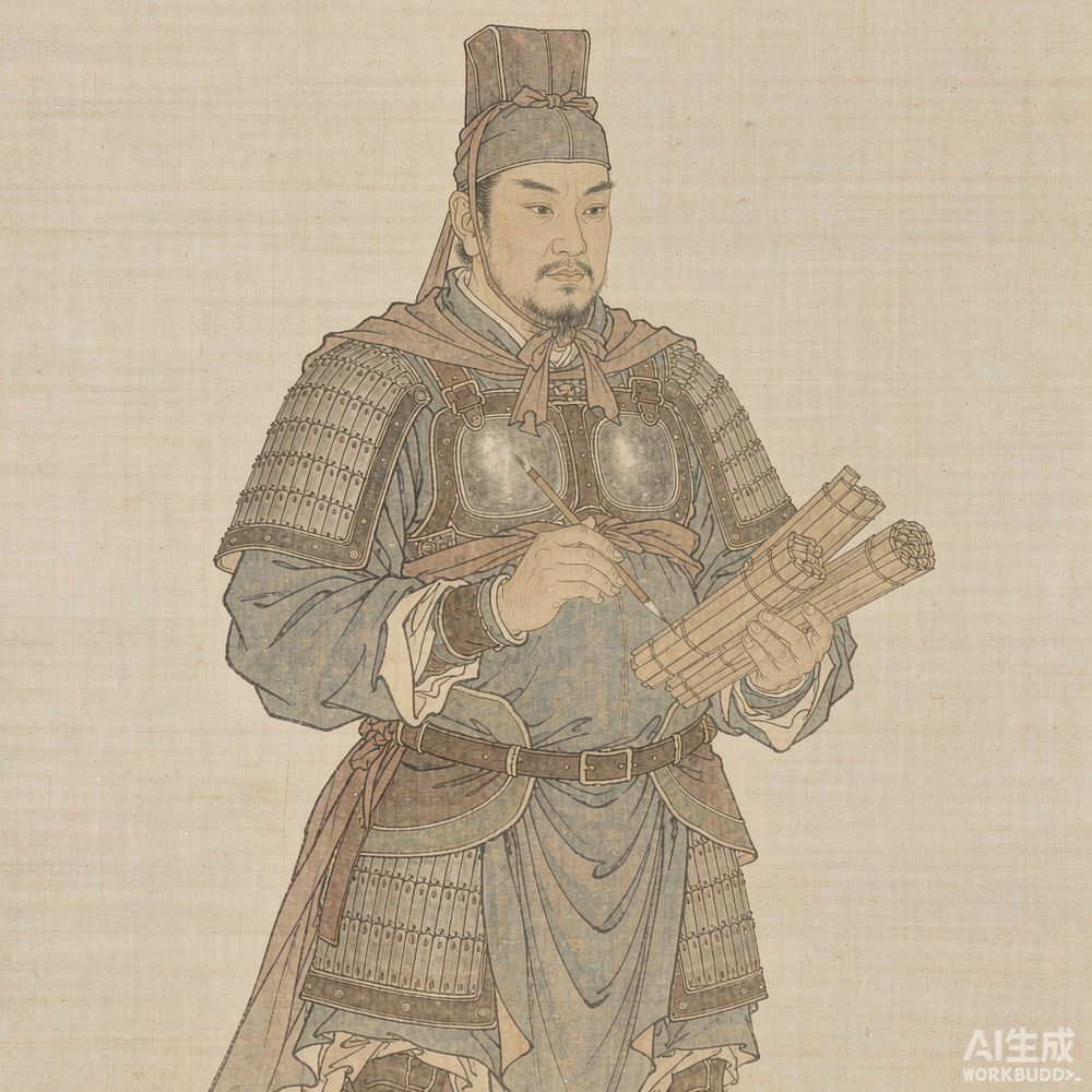 蒙恬（AI 想象复原像）