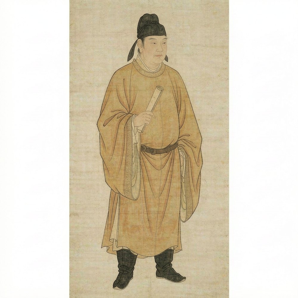 荆浩（AI 想象复原像）