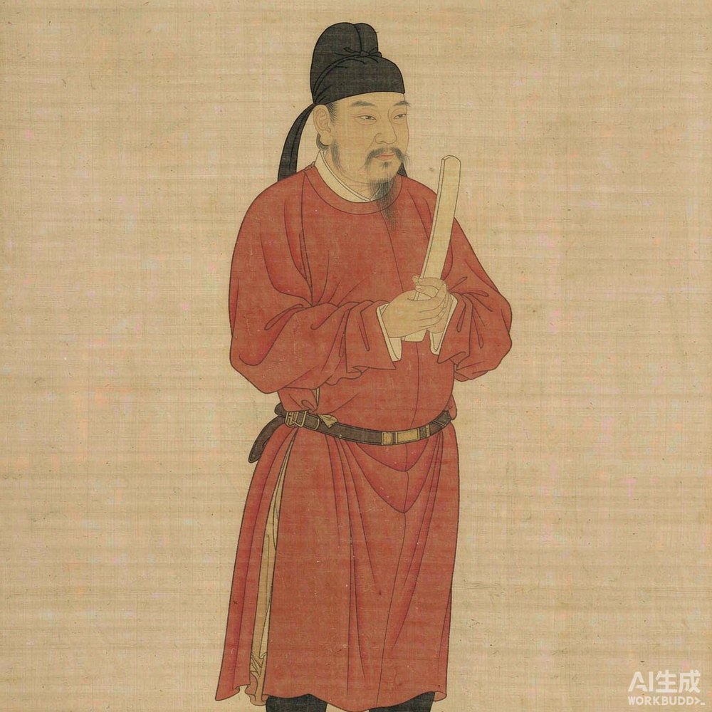 房玄龄（AI 想象复原像）