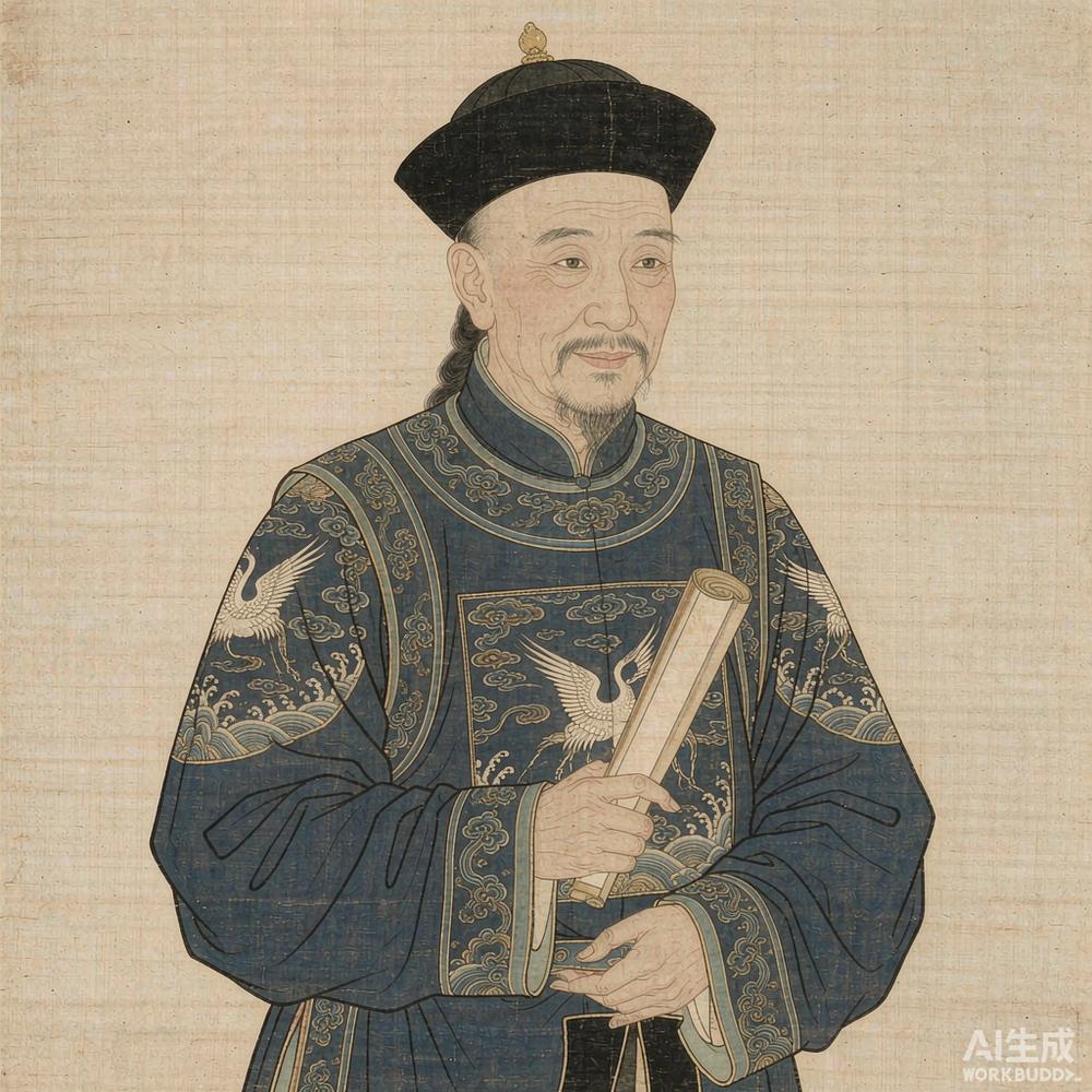纪昀（AI 想象复原像）
