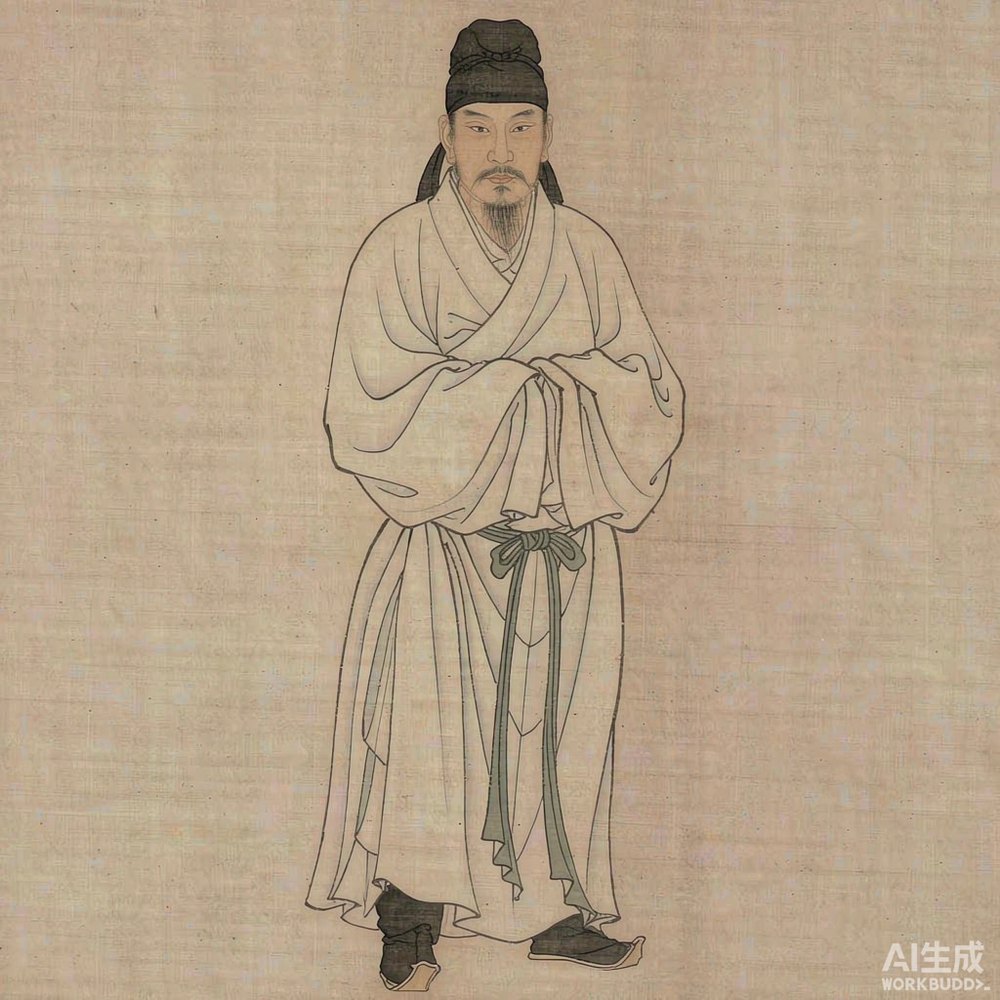 刘渊（AI 想象复原像）