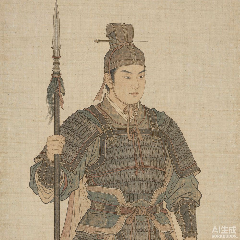 霍去病（AI 想象复原像）