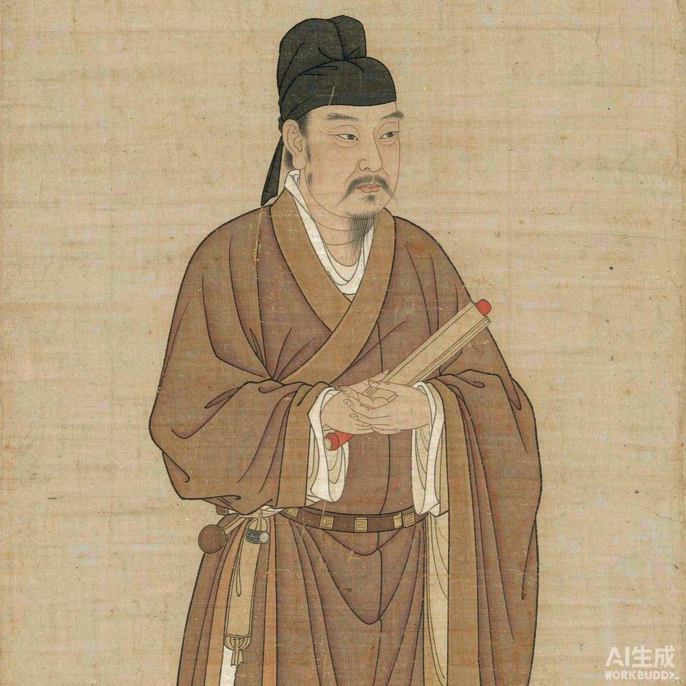 范缜（AI 想象复原像）