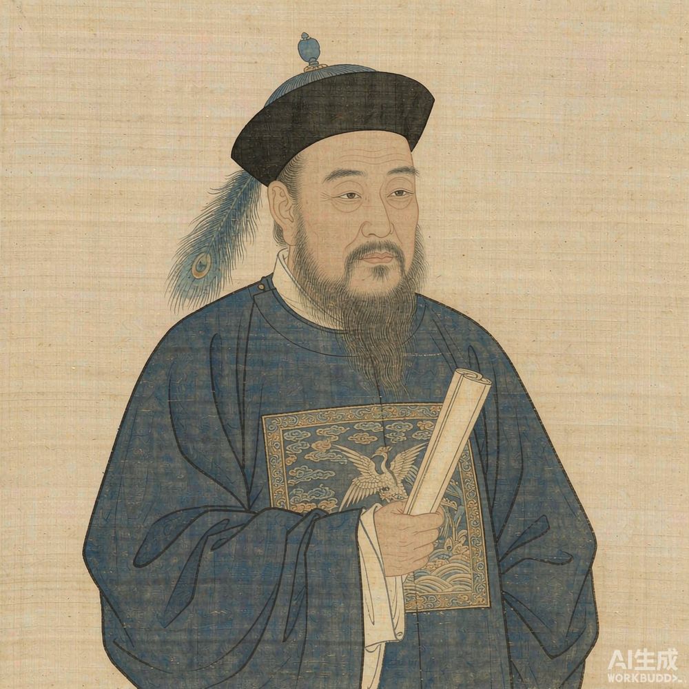 曾国藩（AI 想象复原像）