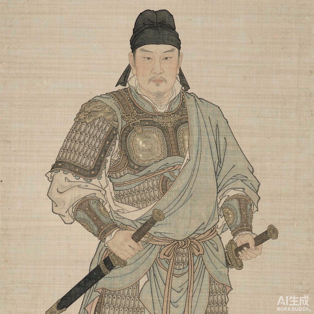 羊祜（AI 想象复原像）