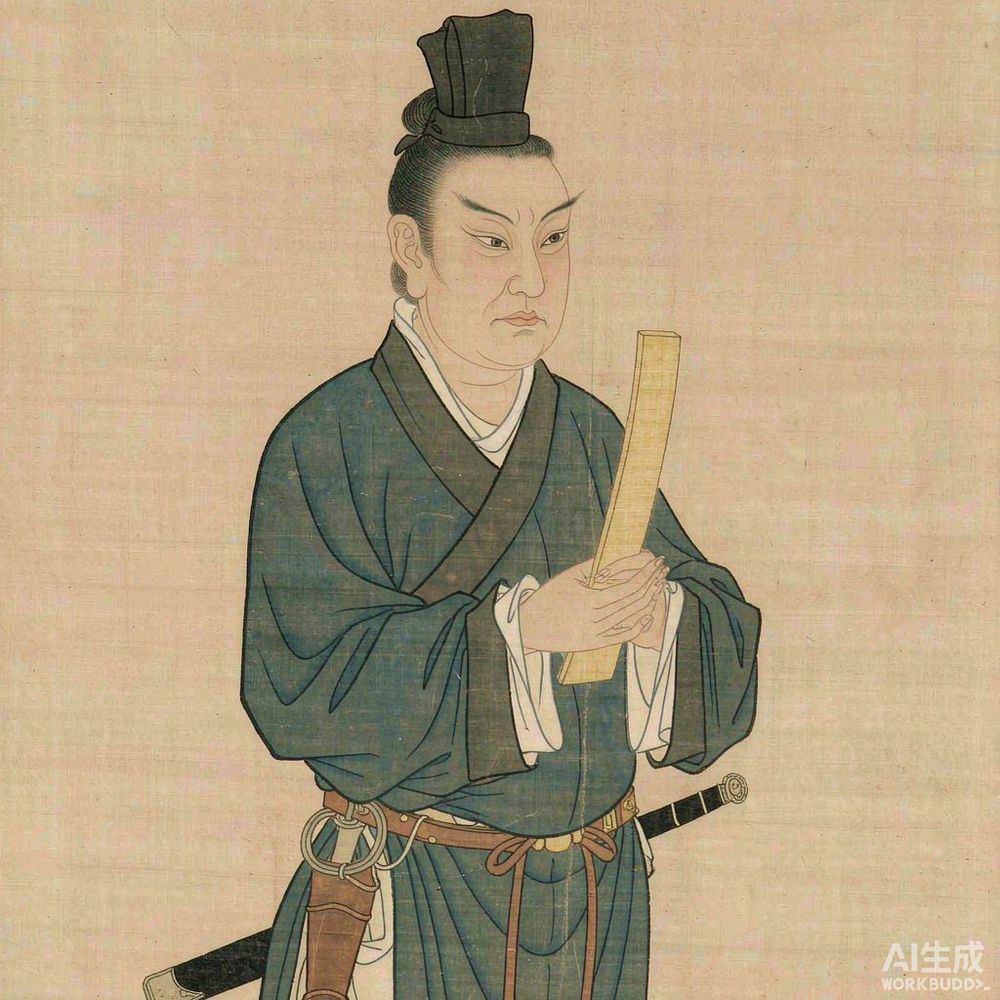 范雎（AI 想象复原像）