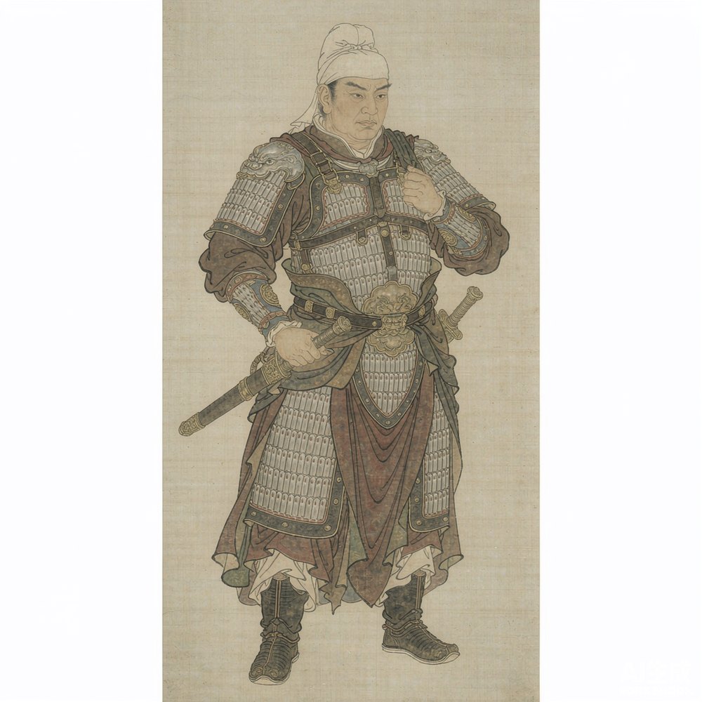 阿沙敢不（AI 想象复原像）