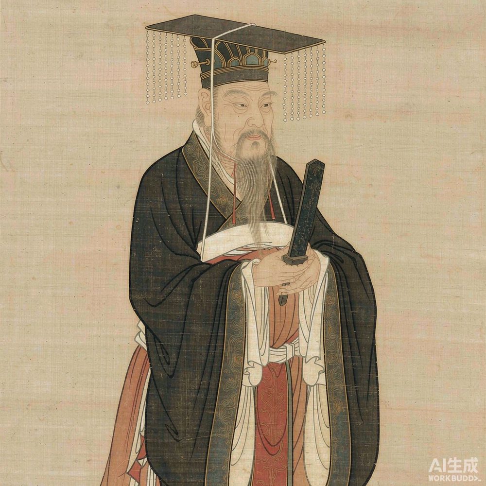 周公旦（AI 想象复原像）