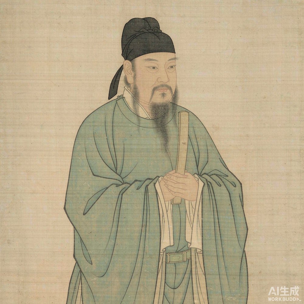 文天祥（AI 想象复原像）