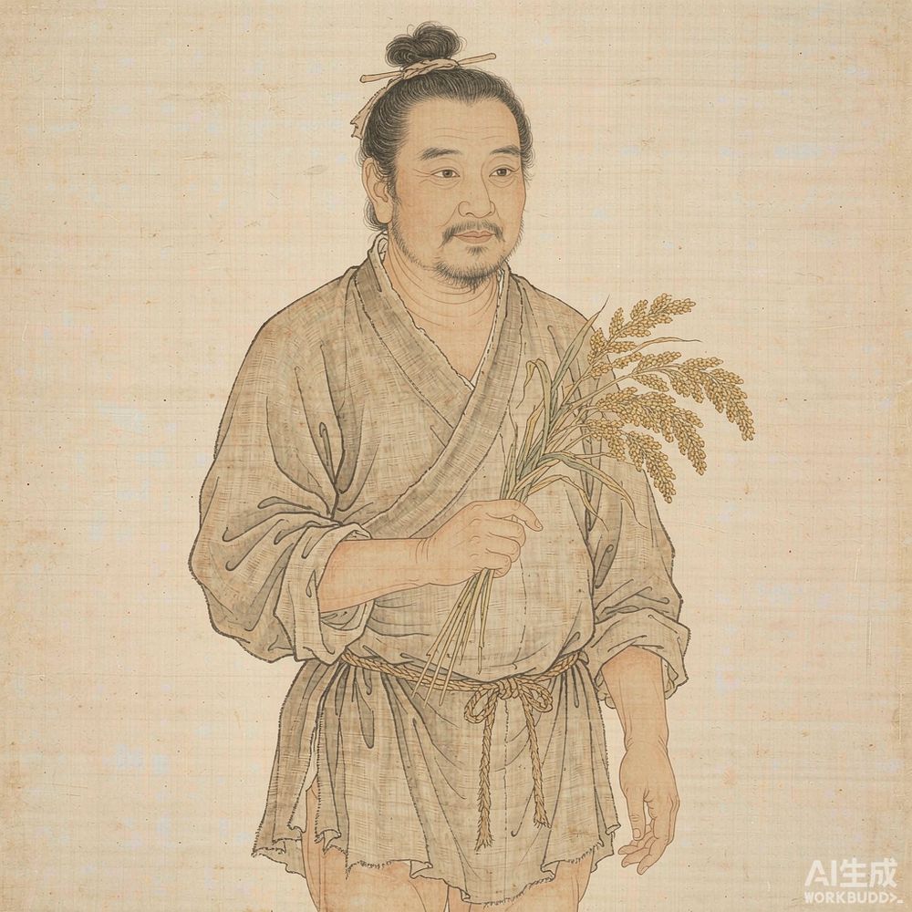 后稷(AI 想象复原像)