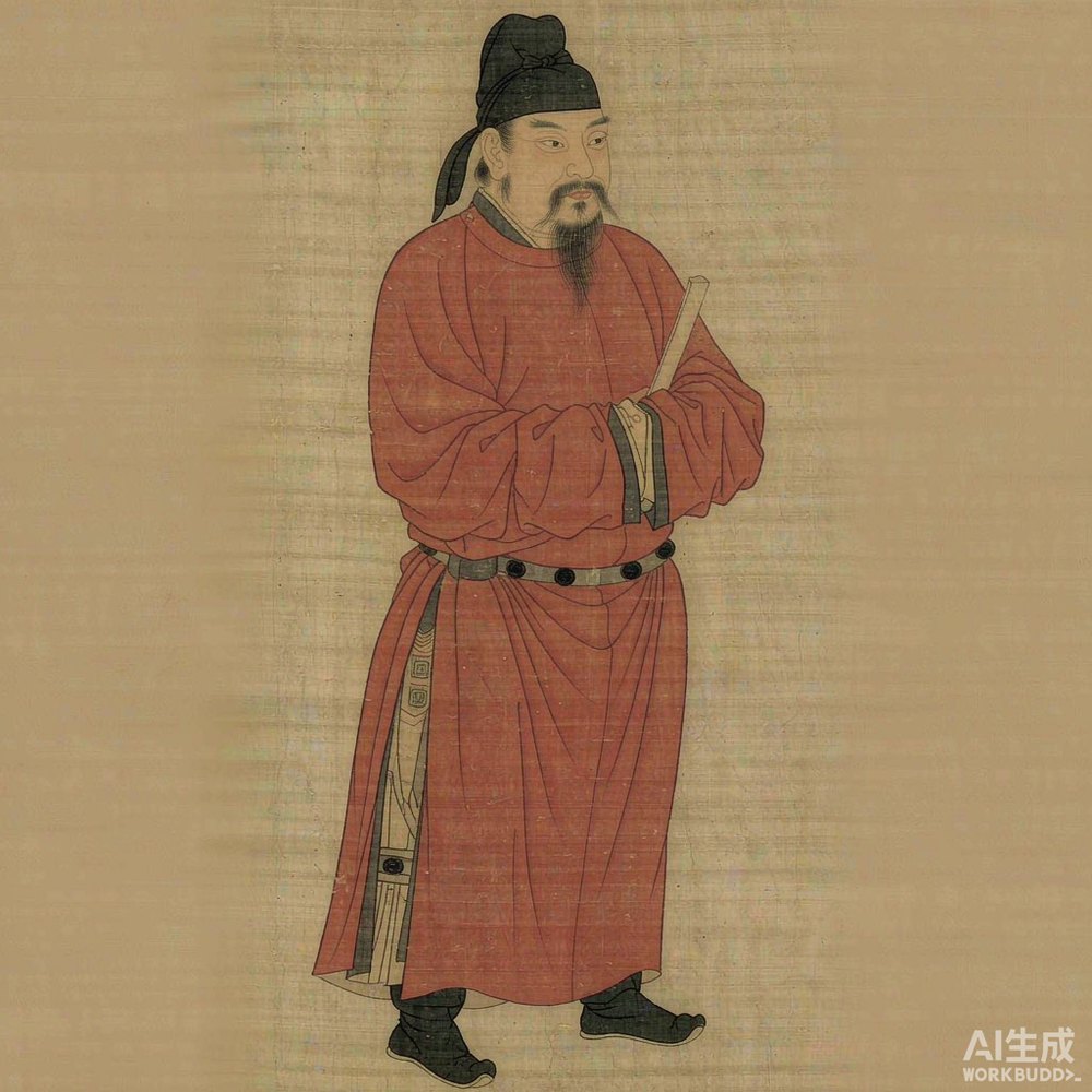 狄仁杰（AI 想象复原像）