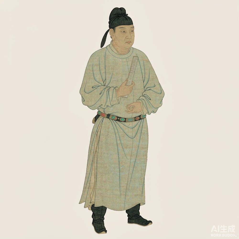 杨素（AI 想象复原像）