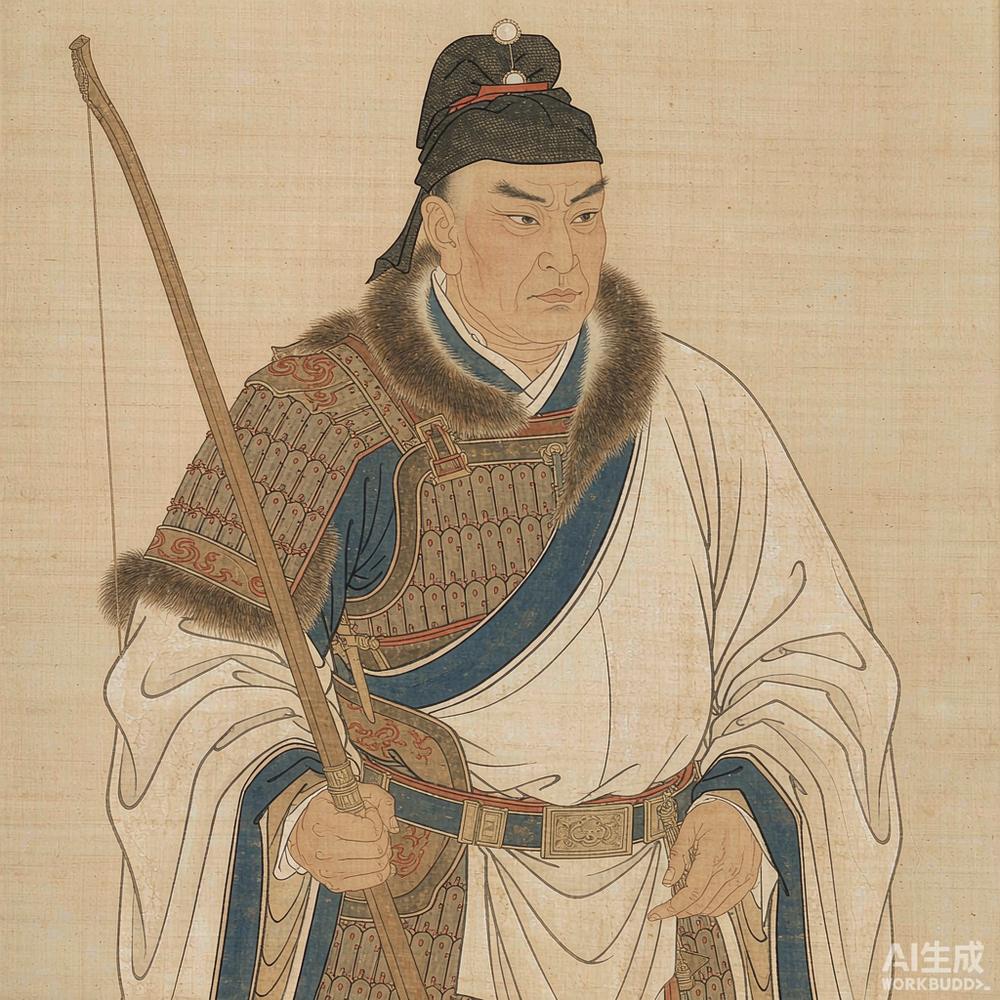 耶律休哥(AI 想象复原像)