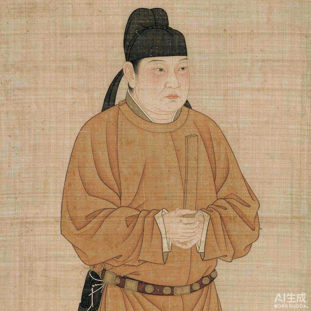 王朴（AI 想象复原像）