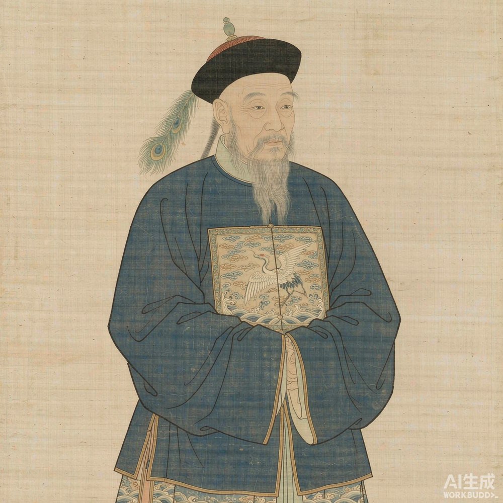 李鸿章（AI 想象复原像）