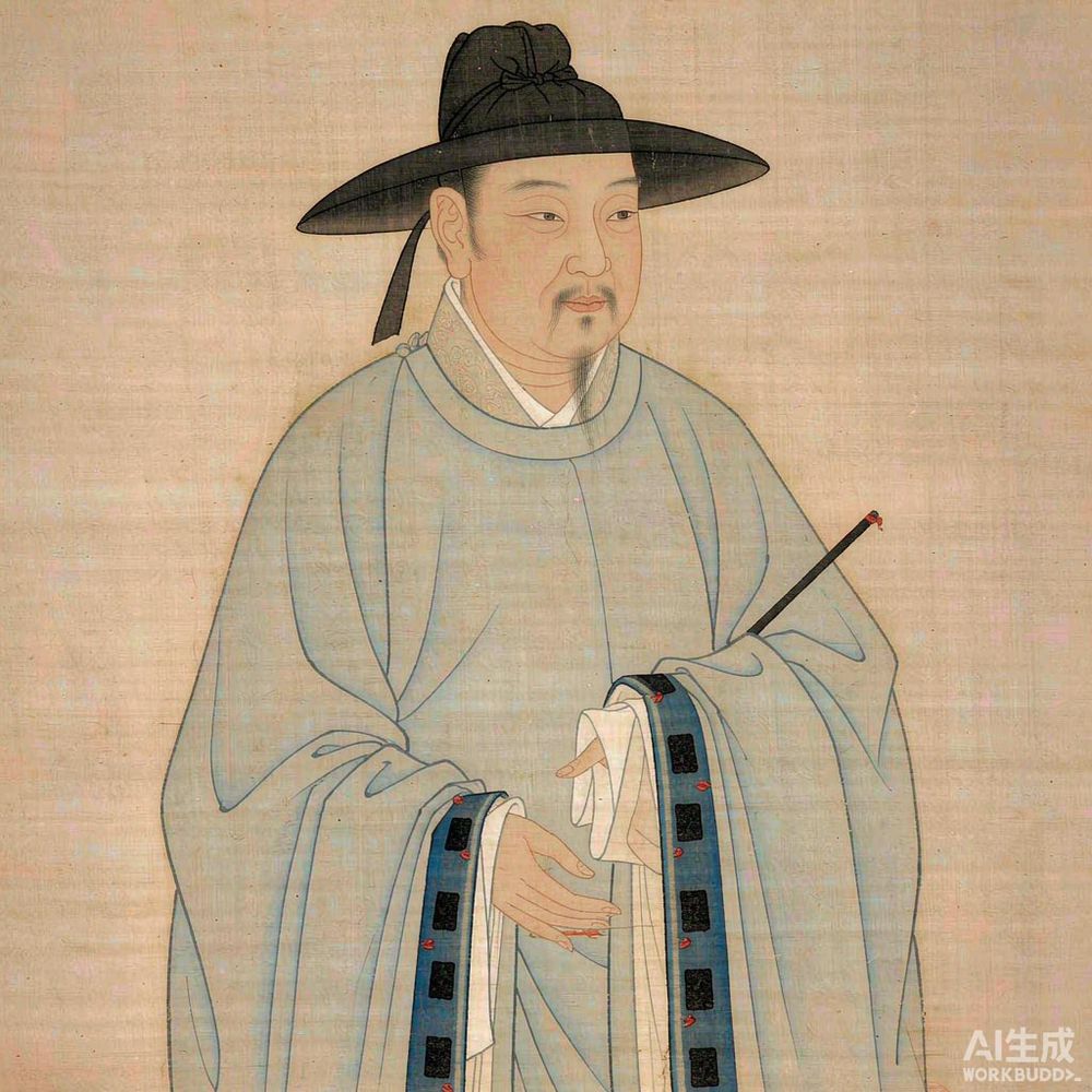 赵孟頫(AI 想象复原像)