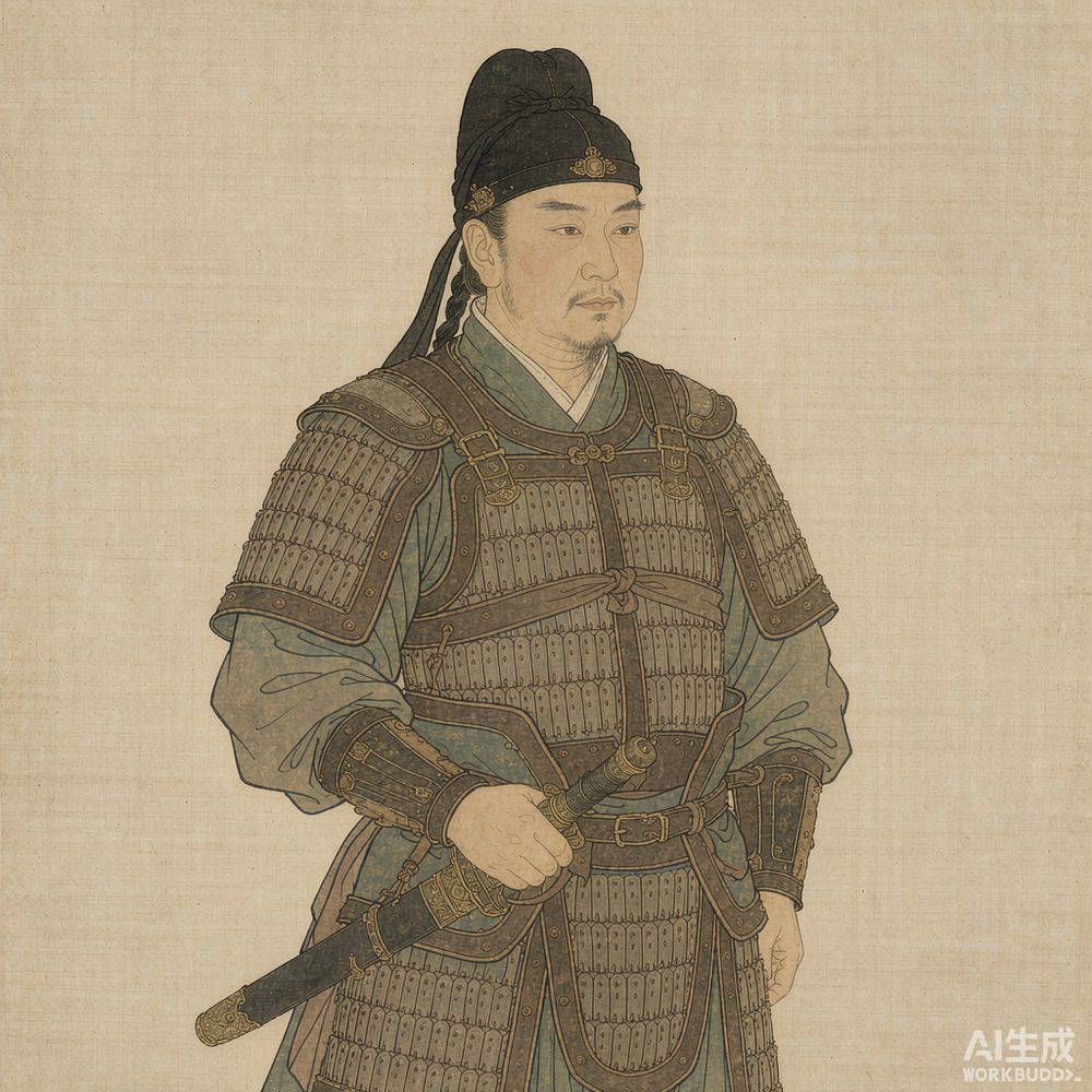 耶律大石(AI 想象复原像)