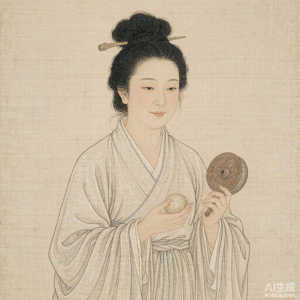 嫘祖(AI 想象复原像)
