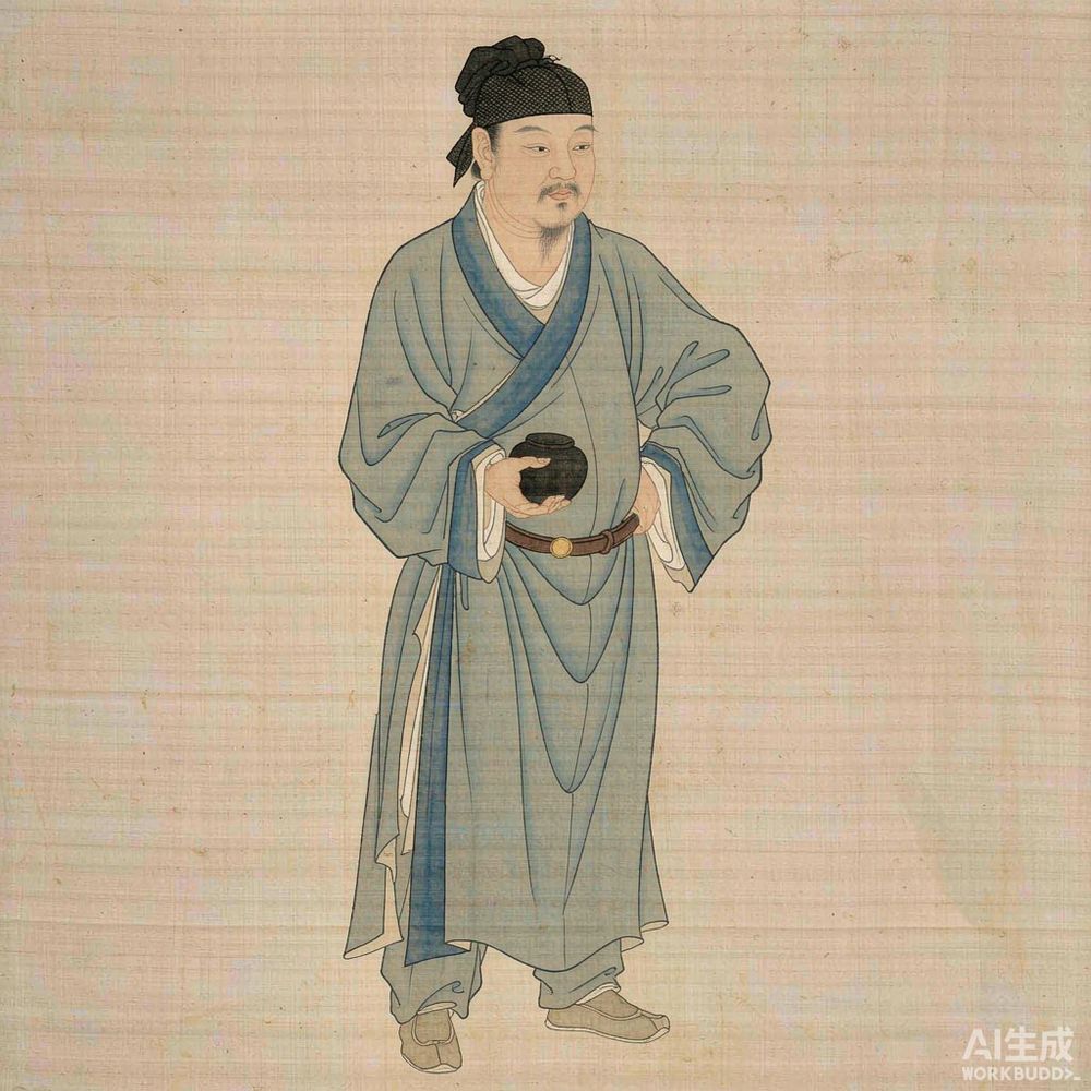 贾似道（AI 想象复原像）