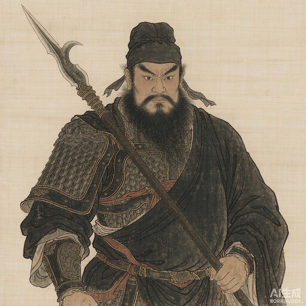 张飞（AI 想象复原像）
