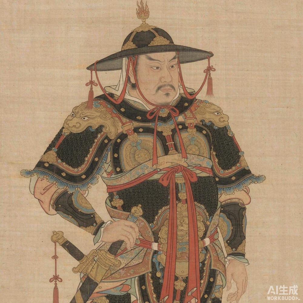 伯颜(AI 想象复原像)