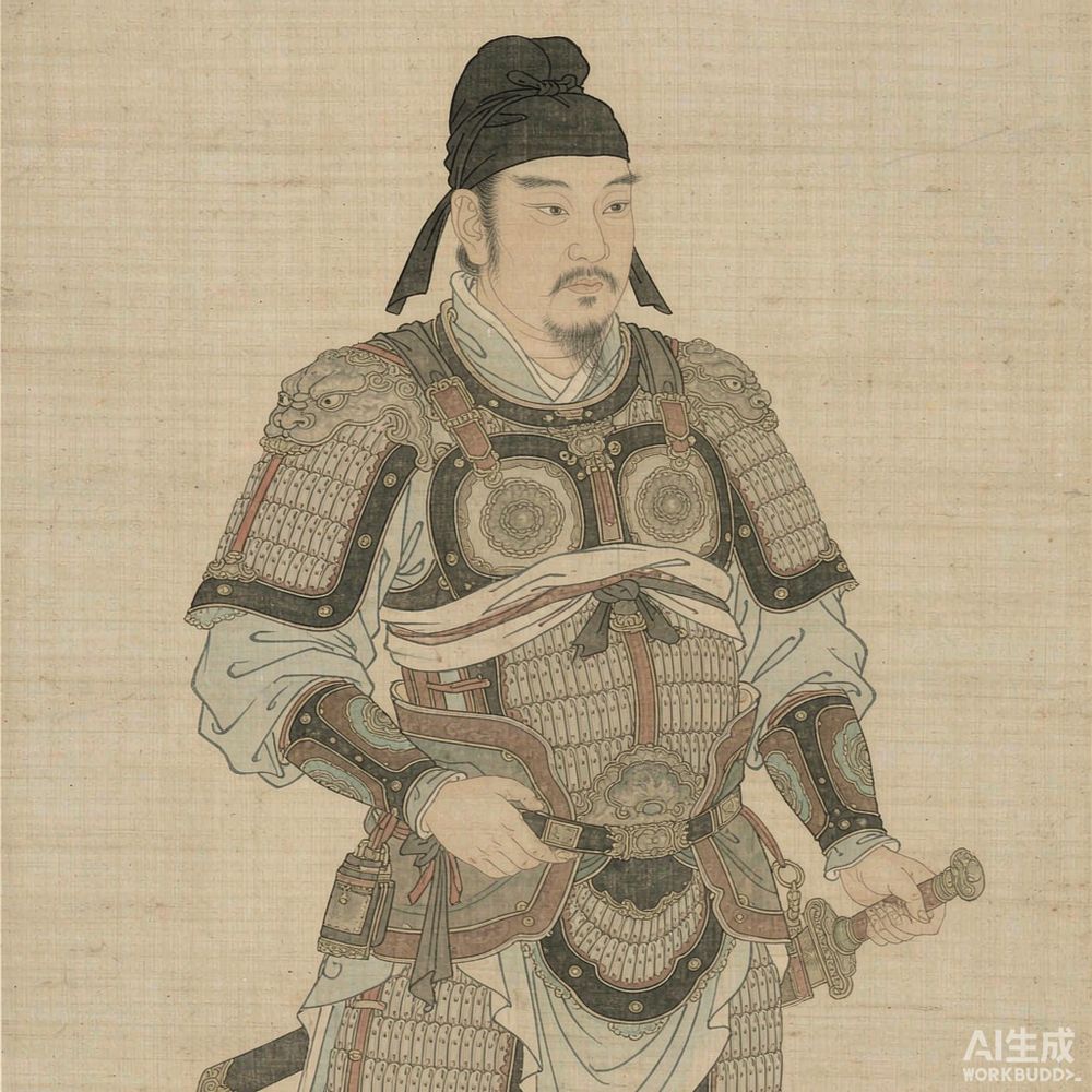 谢玄（AI 想象复原像）