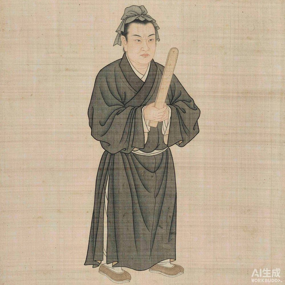 关龙逄（AI 想象复原像）