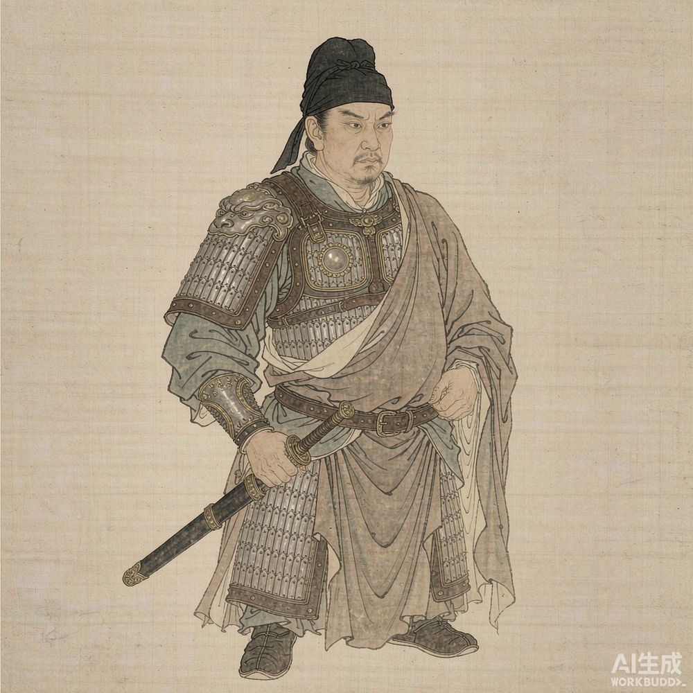 邓艾（AI 想象复原像）