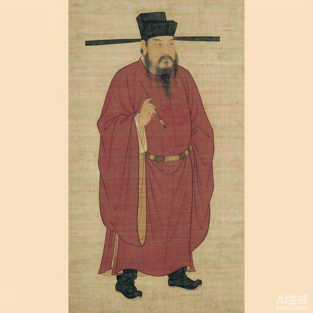 颜真卿（AI 想象复原像）