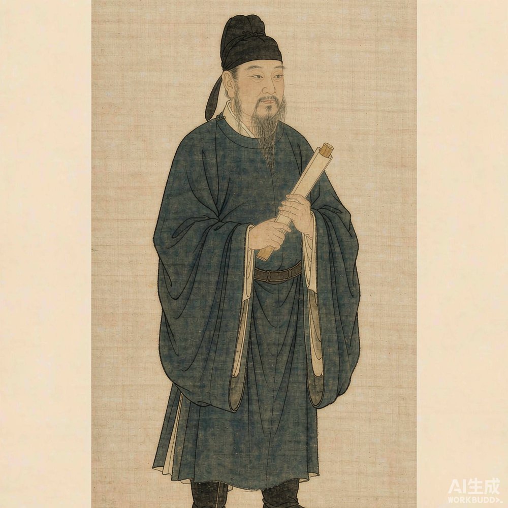 赵秉文（AI 想象复原像）