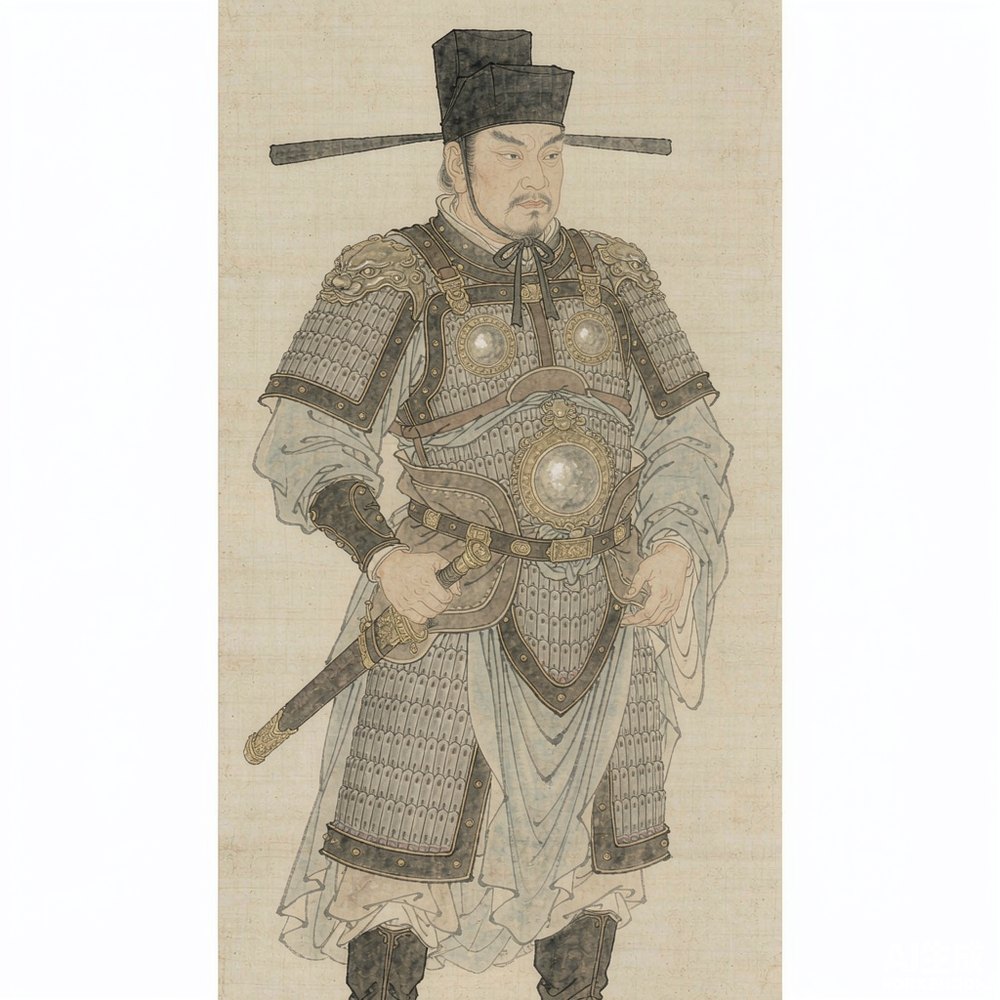 檀道济（AI 想象复原像）