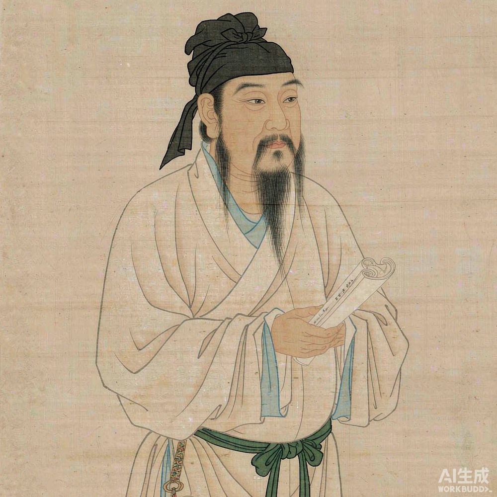 元好问（AI 想象复原像）