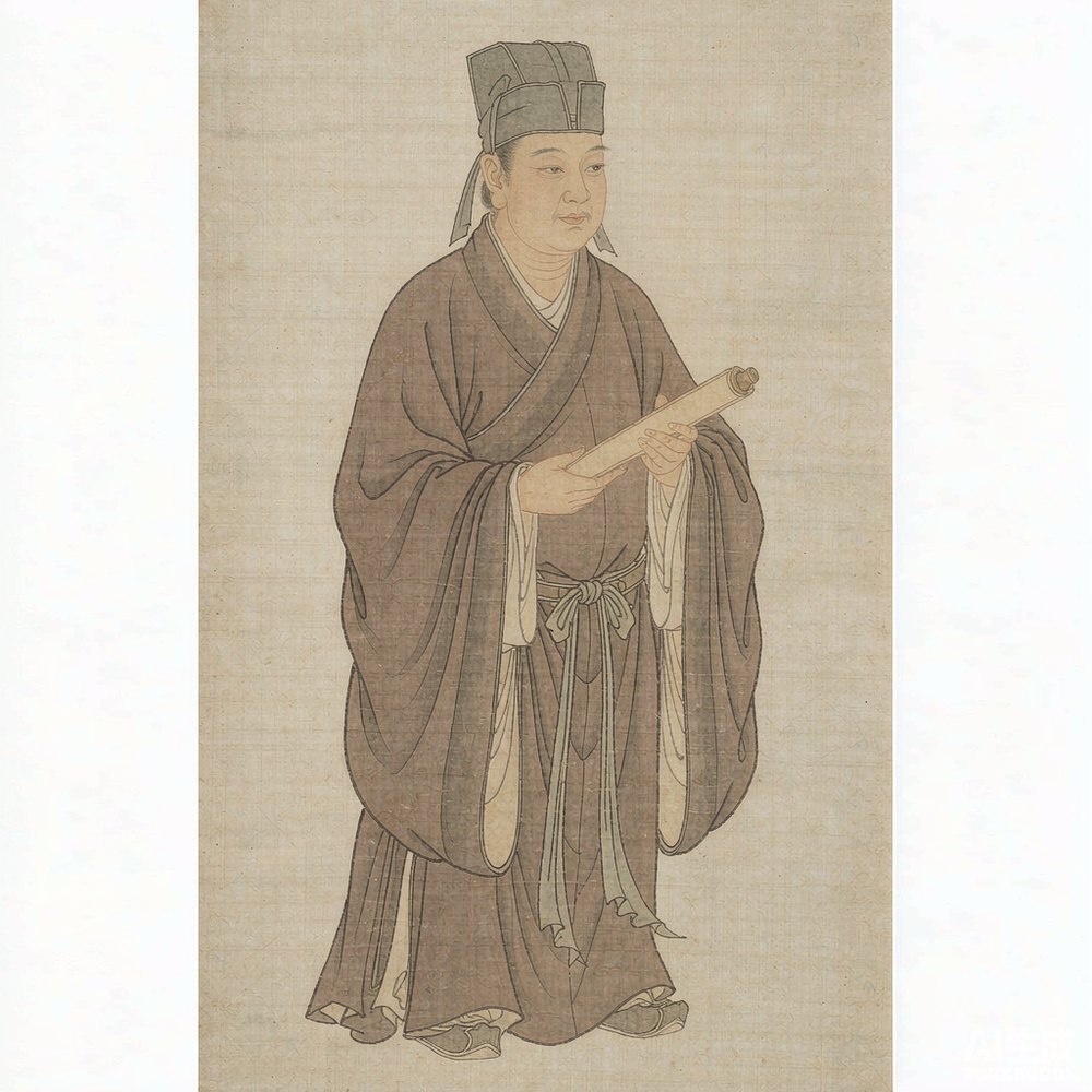 扬雄（AI 想象复原像）