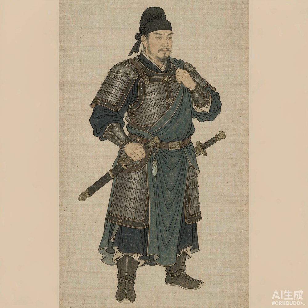 陆逊（AI 想象复原像）