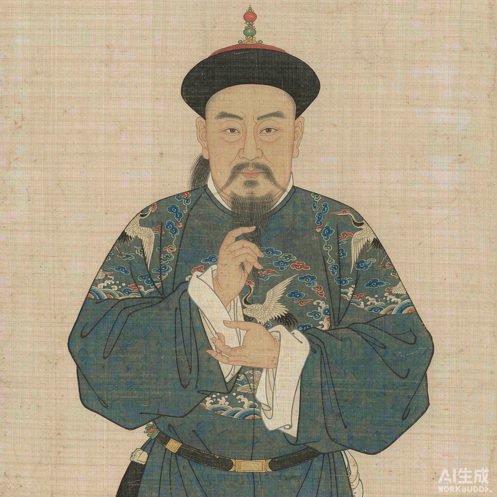林则徐（AI 想象复原像）